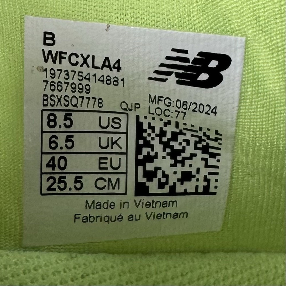 New Balance Fuel Cell Rebel Womens 8.5 Lime Mango Road Running Shoes WFCXLA4 - Picture 12 of 12
